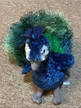Aurora peacock plush